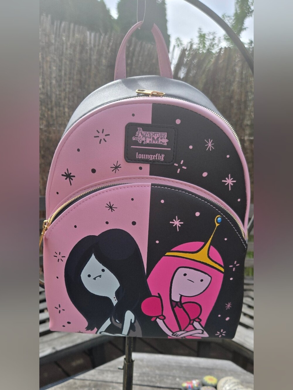 Loungefly Adventure Time Princess Bubblegum & Marceline Pink/Black Kids Backpack